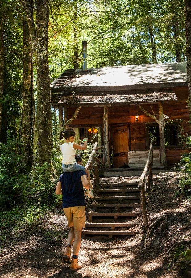 Huilo Huilo Cabañas del Bosque Puerto Fuy Exterior foto